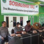 Kades Wonokerto, Sugiono memberikan sambutan