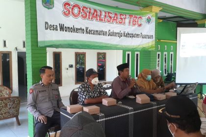 Kades Wonokerto, Sugiono memberikan sambutan